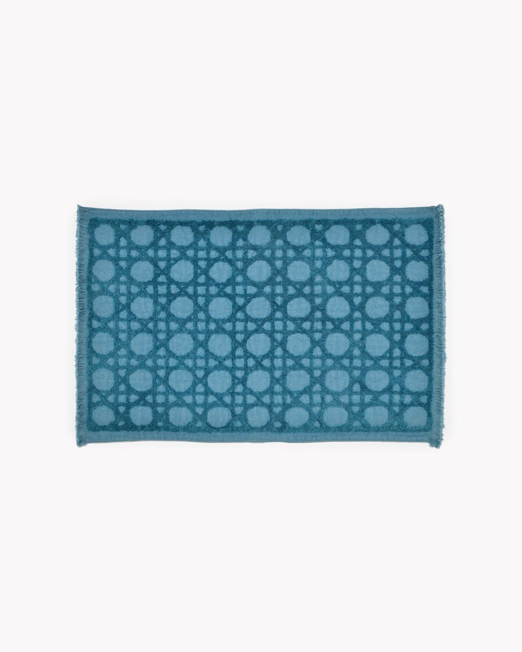 Tapis de Bain & Desserte de Lit Crasy 100% Coton Print Tufté - Marinette Saint - Tropez