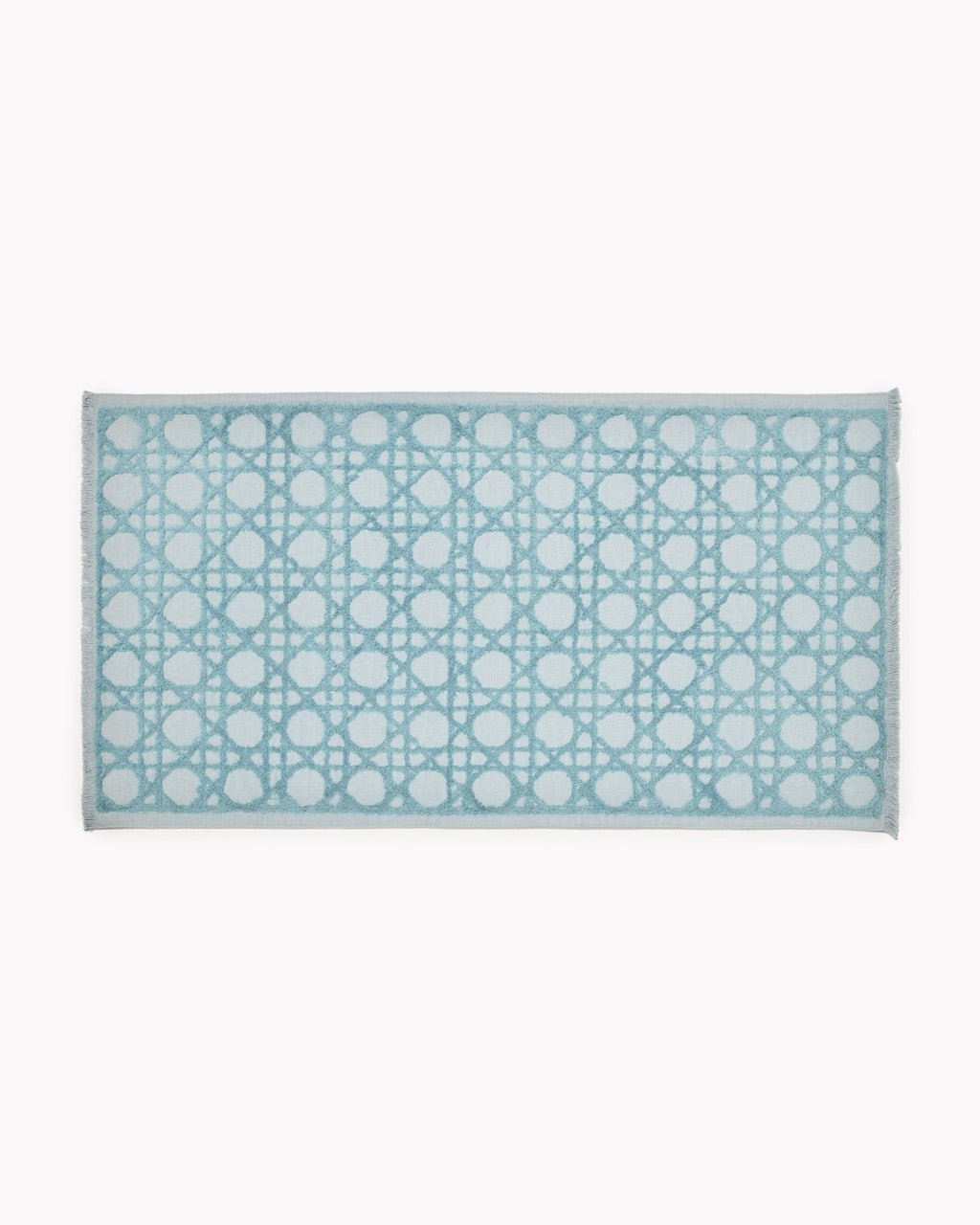 Tapis de Bain & Desserte de Lit Crasy 100% Coton Print Tufté - Marinette Saint - Tropez