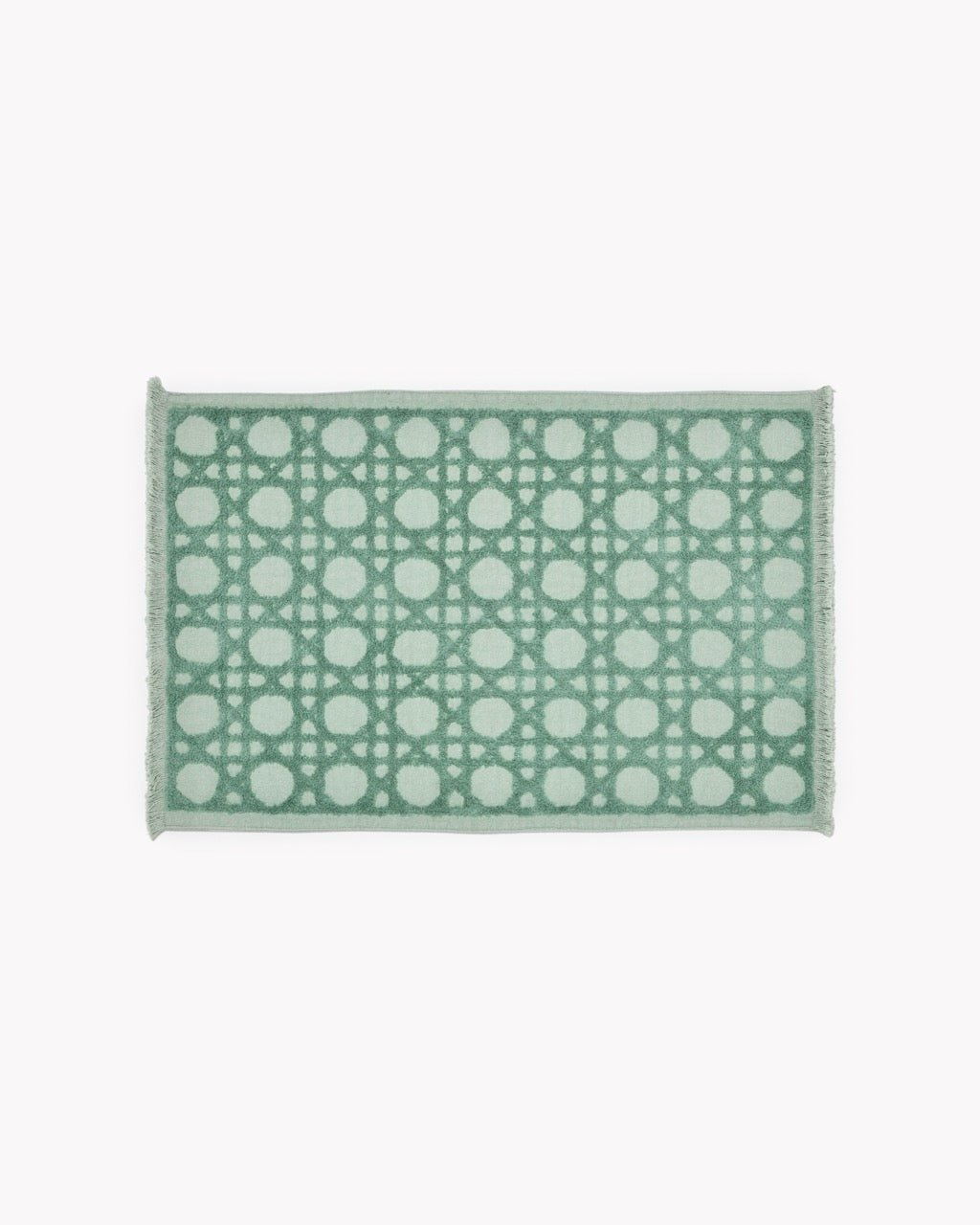 Tapis de Bain & Desserte de Lit Crasy 100% Coton Print Tufté - Marinette Saint - Tropez