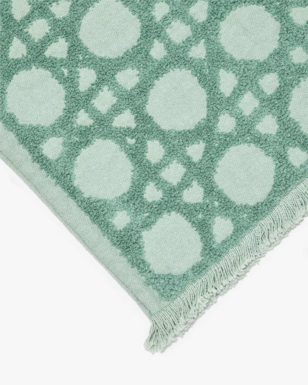 Tapis de Bain & Desserte de Lit Crasy 100% Coton Print Tufté - Marinette Saint - Tropez