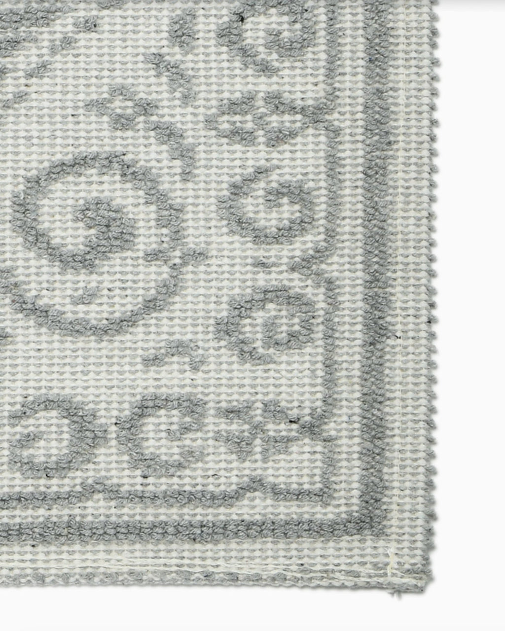 Tapis de bain et desserte de lit Como 100% coton relief floqué - Marinette Saint - Tropez