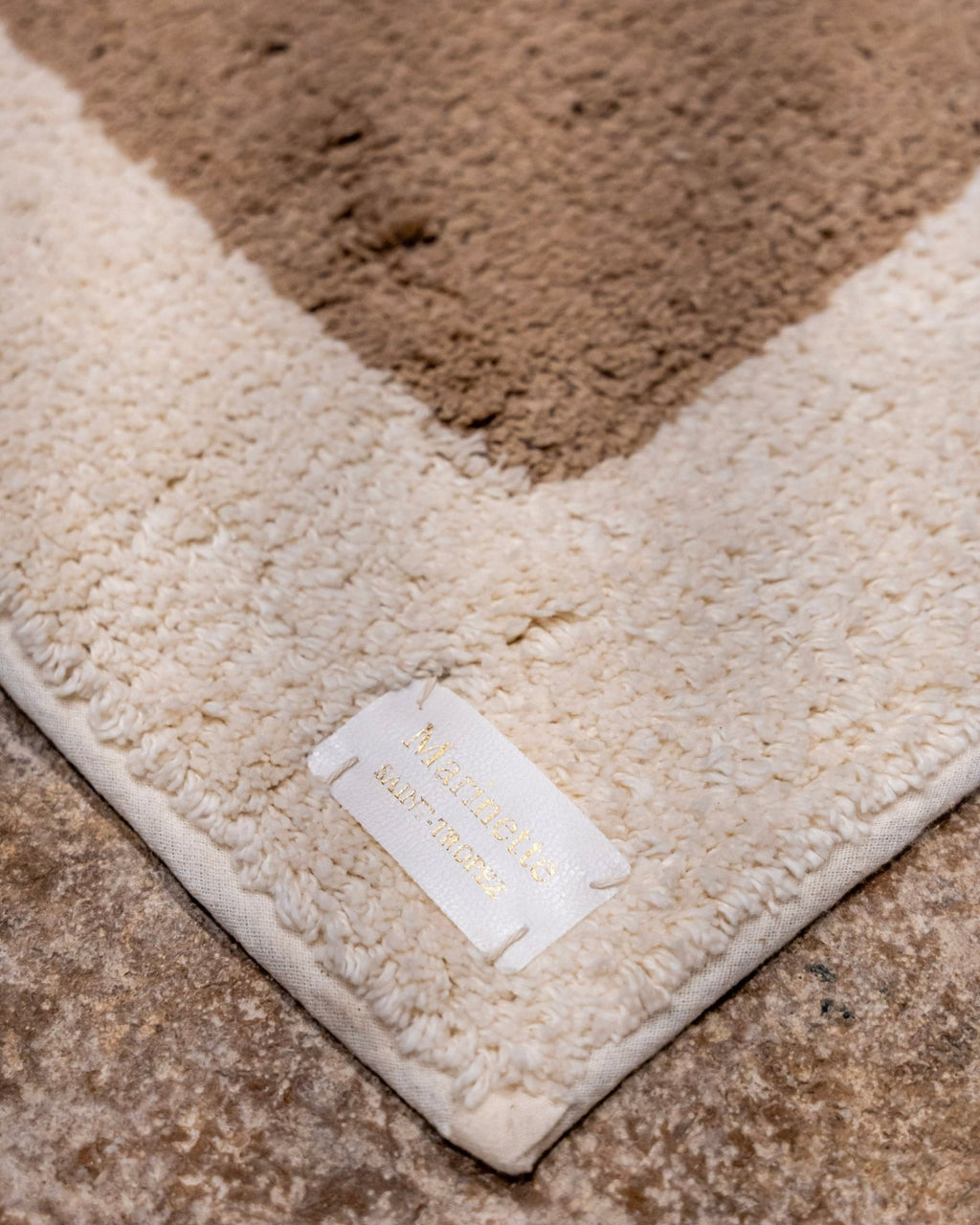 Tapis de Bain HERMITAGE 100% Coton - 2 Tailles - Marinette Saint - Tropez