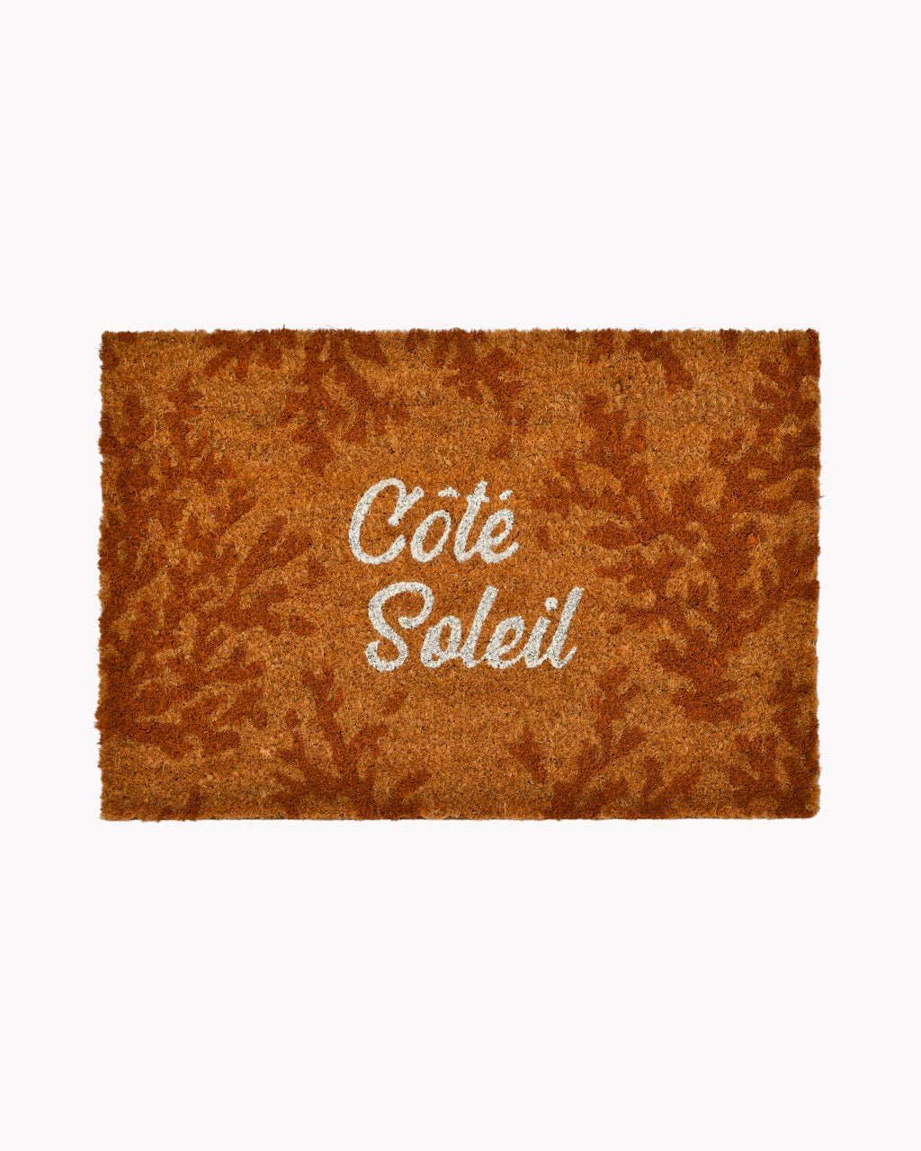 Tapis D'entrée Côté Soleil | 40x60cm | Inscription Cursive Blanche - Marinette Saint - Tropez