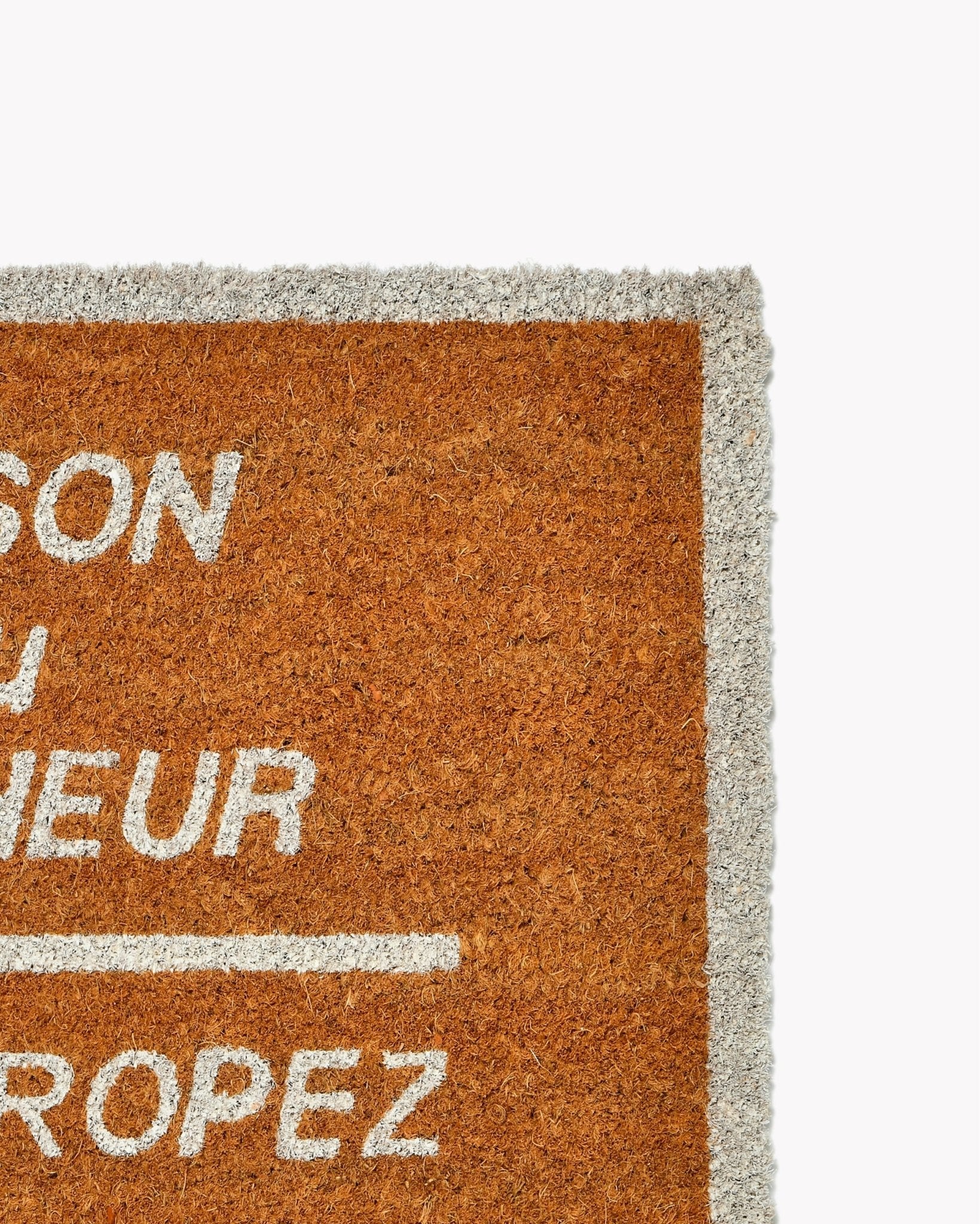 Tapis D'entrée Maison du bonheur | 40x60cm | Inscription Graphique Saint - Tropez - Marinette Saint - Tropez