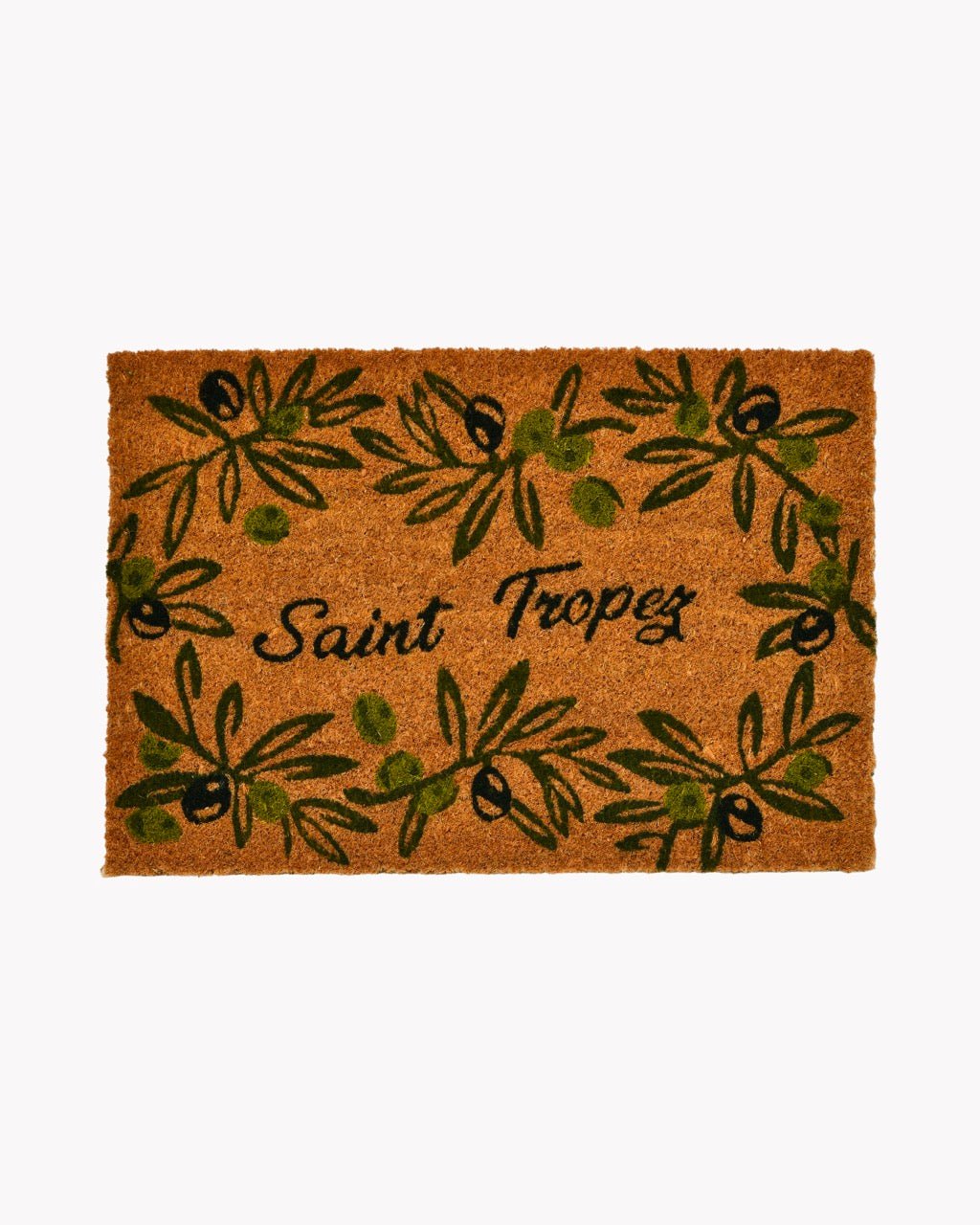 Tapis d'Entrée SAINT - TROPEZ | 40x60cm | Motif Olivier Provençal - Marinette Saint - Tropez