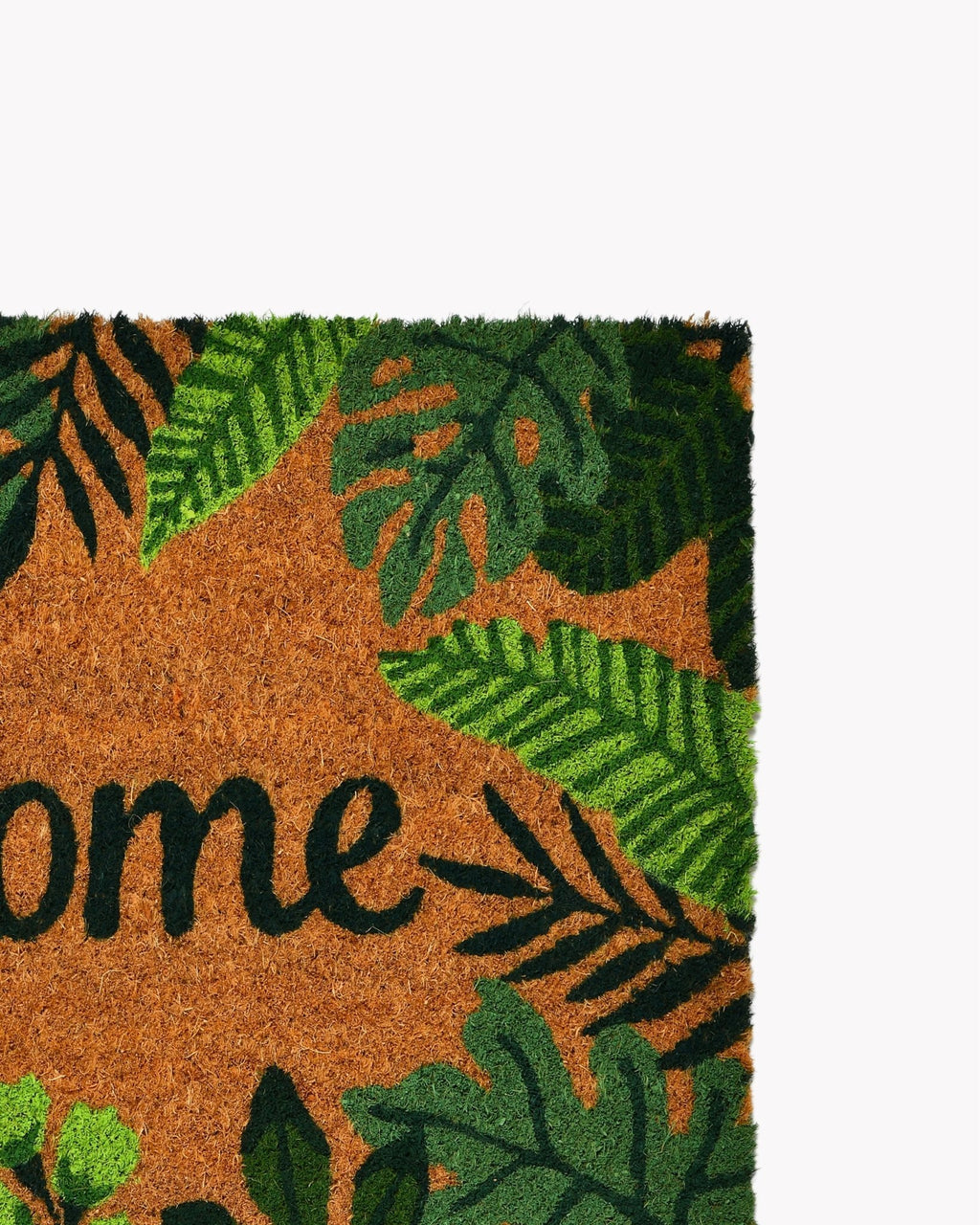 Tapis d'Entrée WELCOME | 40x60cm | Motif Feuillage Tropical - Marinette Saint - Tropez